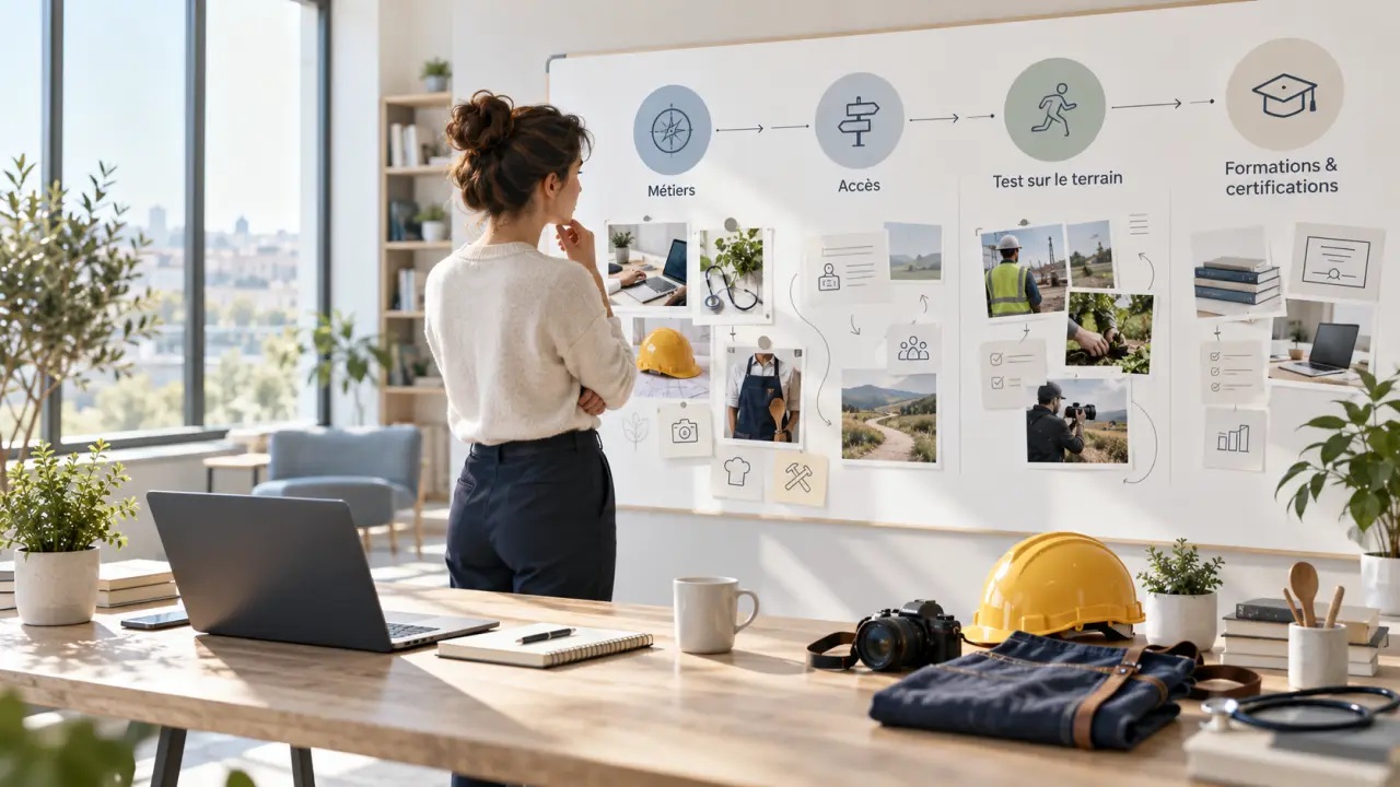 Quelle idée de reconversion professionnelle choisir ? Métiers, accès et test sur le terrain