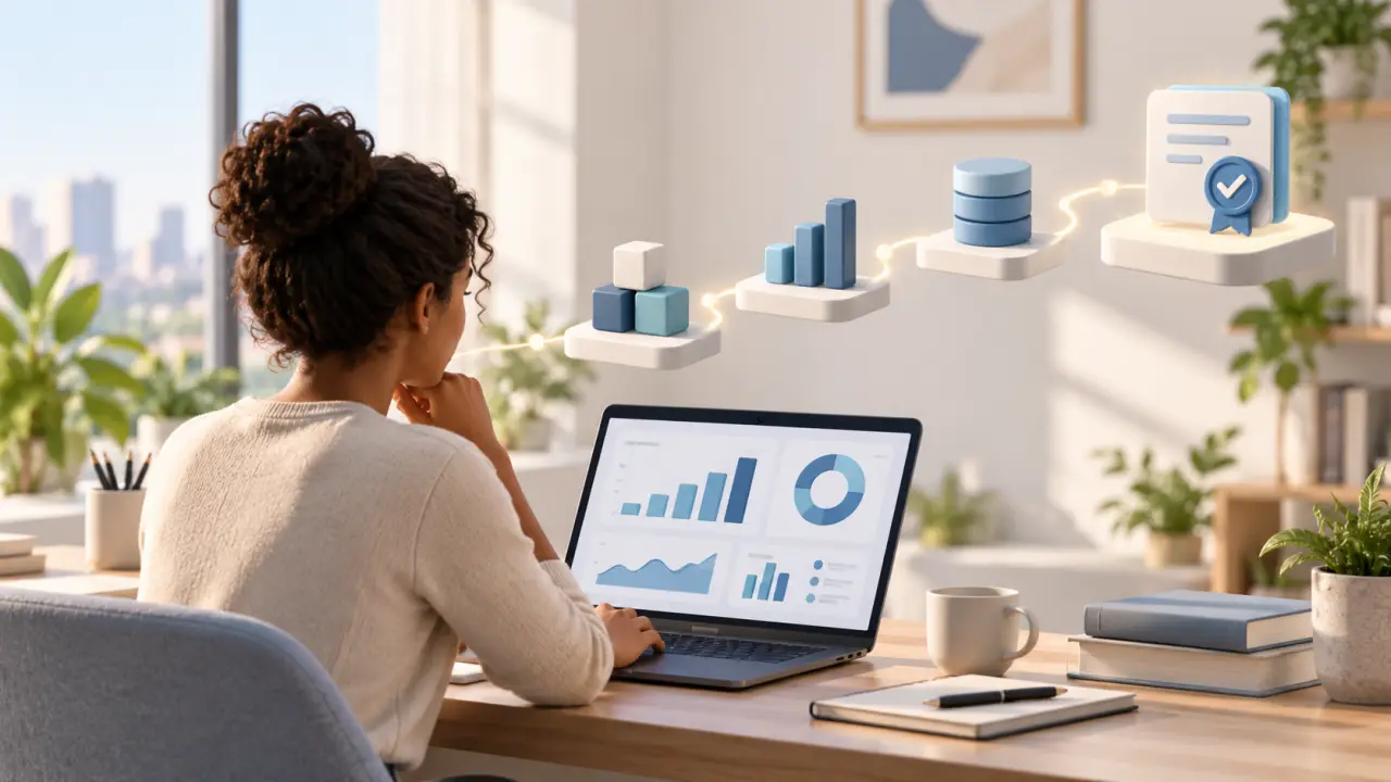 Parcours progressif vers une première certification en data