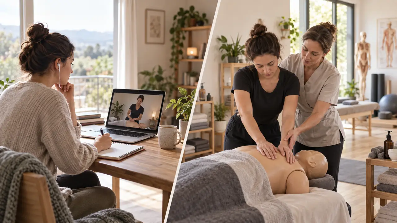 Formation à distance dans le bien-être : la flexibilité ne remplace pas la pratique encadrée