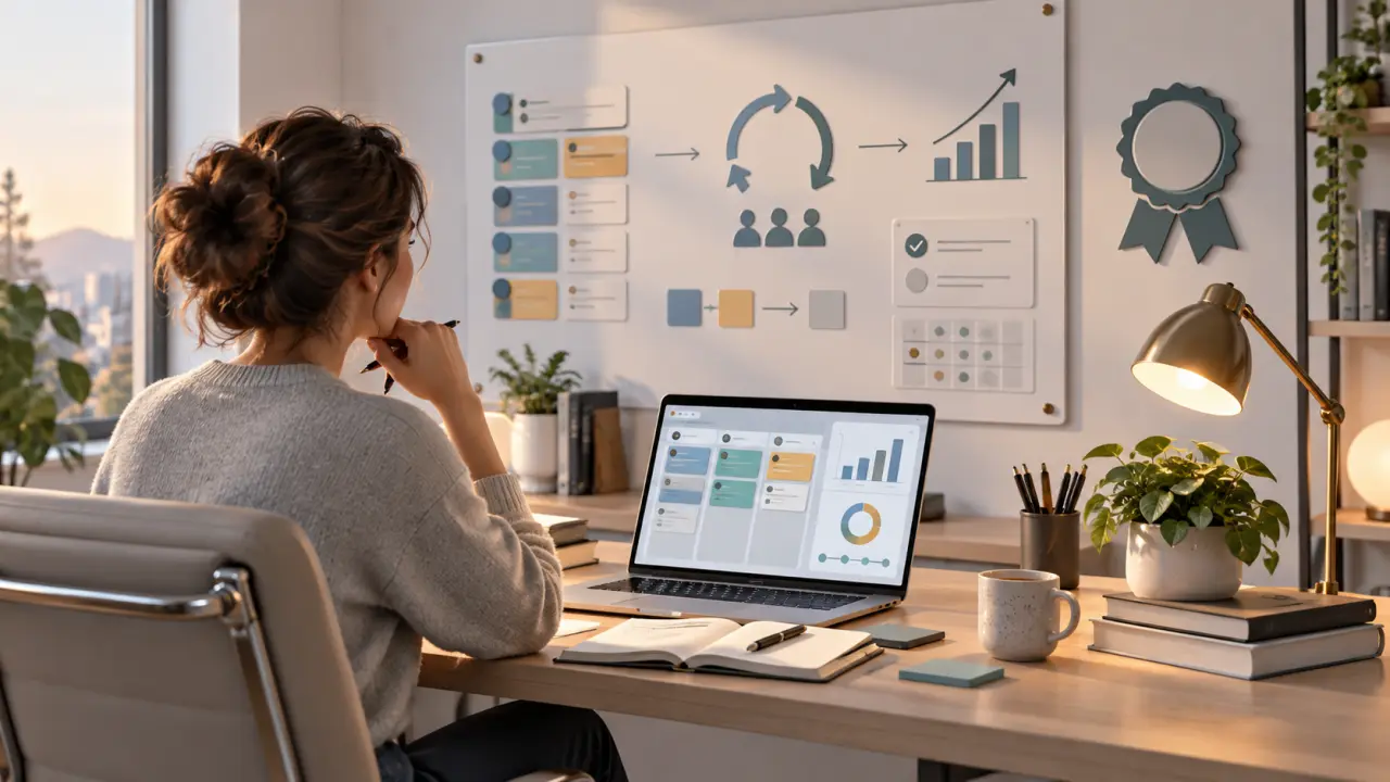 Préparation à la certification PSPO I, avec un tableau de priorisation produit