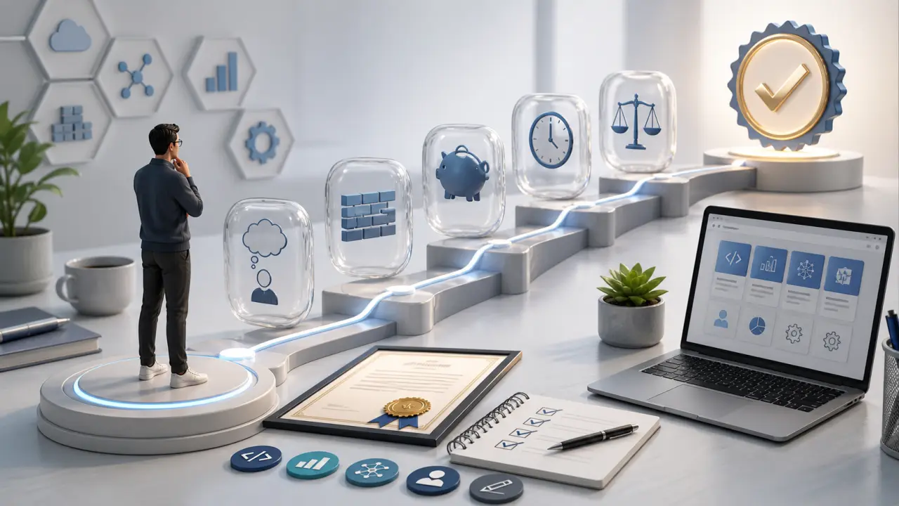 Illustration de couverture sur la certification professionnelle et la reconversion